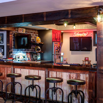 Industrial Home Bar