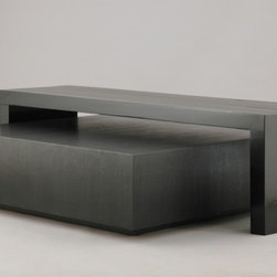 Cashin Coffee Table with Bridge - Art | Harrison Collection - Side Tables And End Tables