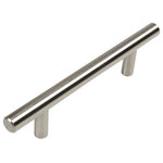 Cosmas - Cosmas European Bar Pull - Solid Metal Handle for Kitchen and Bath, Satin Nickel - Manufacturer: Cosmas