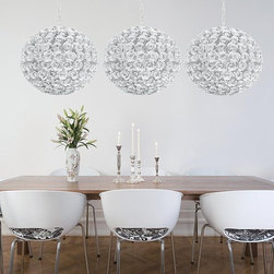 Crystorama Cypress 5 Light Wrought Iron Chandelier in Wet White - Products