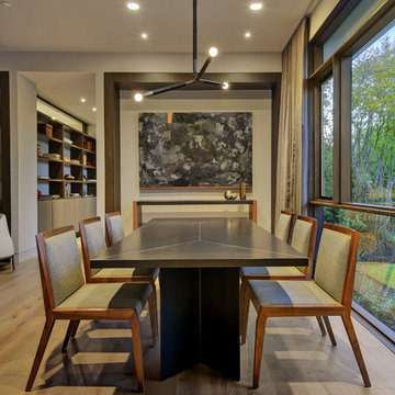 Laura Britt Design: Highland Park West New Construction Twilight