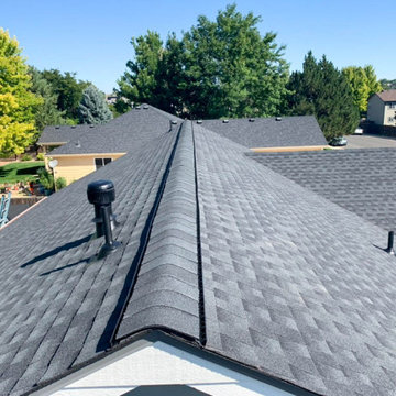 GAF Armorshield Impact Resistant Shingle Roof | Charcoal Shingle Color