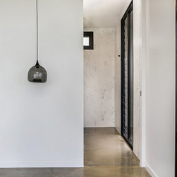 Hallway with breezway louvres - Windows