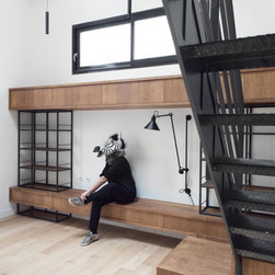 Restructuration maison Paris 15 - 本棚