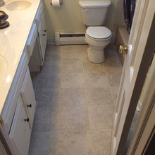 Bathroom floor