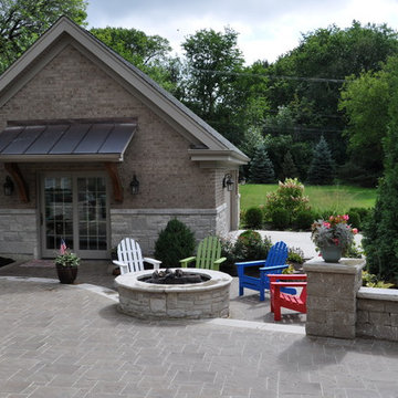 Western Springs - Entry Sidewalk & Outdoor Living Patio