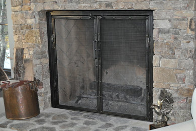 Custom fireplace screens #2