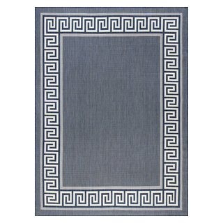 Giovanna Transitional Greek Key Indoor/Outdoor Area Rug, 5'x7 ...