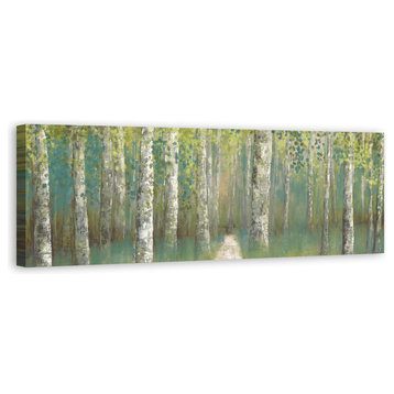 "Birch Tree Grove" Canvas Wall Art, 60"x20"