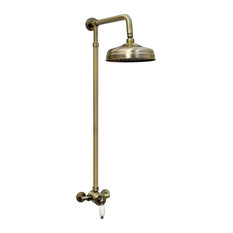 Enki Winchester Sequential Thermostatic Shower Set Classic Apron, Bronze, 20 cm