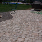 Bluestone Steps with Natural Stone Risers and Front Patio | Smithtown ...