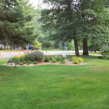 Front entries, sidewalks, paths and steps