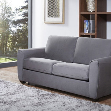 Mono grey fabric modern sofa bed!