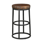 Home Kendall Counter Stool, Gray by Kosas Home, 24"