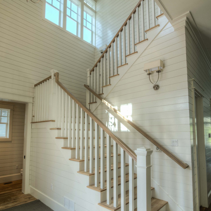 Stunning Green Home Renovation Stair Ideas image