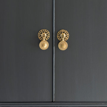 Modern Farmhouse Cabinet - Moody Colors