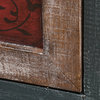 GDF Studio Leo Antique Dark Green Wood 3-Chest of Drawers Cabinet