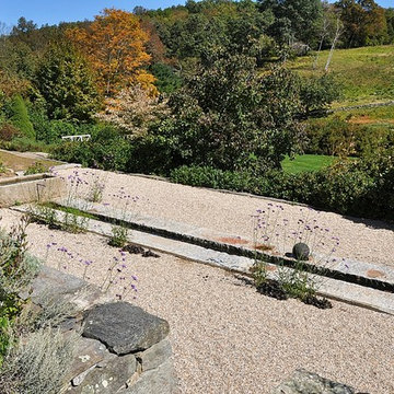 trough + runnel with 100% reclaimed materials + green technology