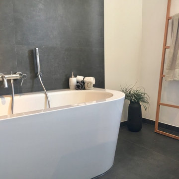 Modern baden in Altbauvilla
