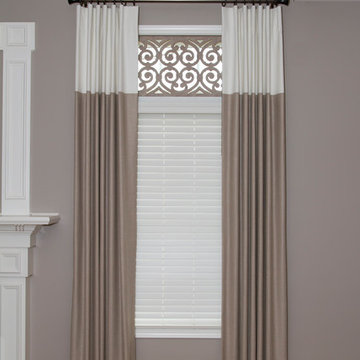 New Window treatments and Tableaux grills for a client in Fishers, IN