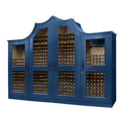 Blue Custom Wine Cabinet - Products