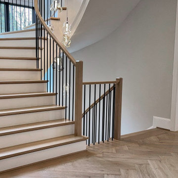 Project #150 | Contemporary White Oak Curve