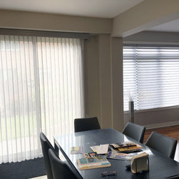 Kitchen & Breakfast Window Coverings - Vertical Blinds
