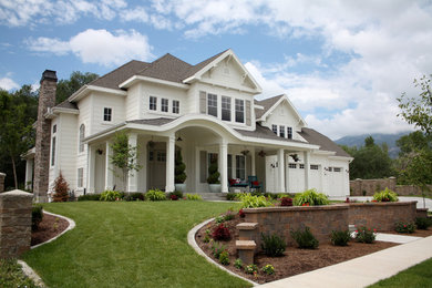 Example of a classic exterior home design in Salt Lake City