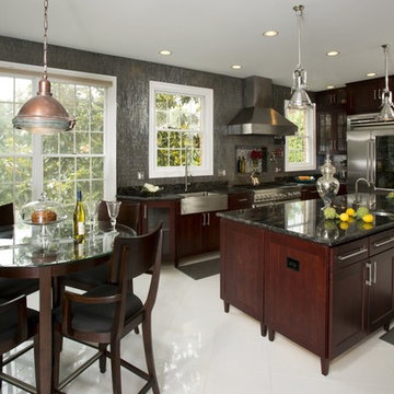 Contemporary, Gourmet Kitchen in Mount Vernon is a Cook's Dream by Michael Nash