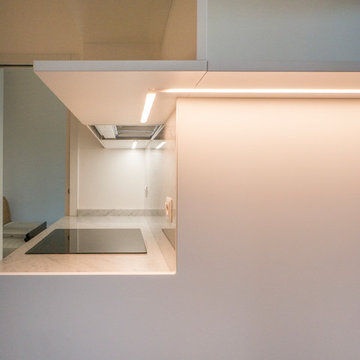 Piccola casa milanese con cucina passante - fase esecutiva