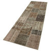 Rug N Carpet - Hand-Knotted Oriental 2' 10" x 10'  Overdyed Patchwork Runner Rug