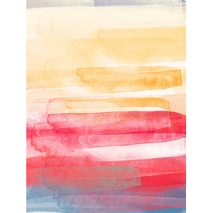 Marsala Paint Stripes By Linda Woods Giclee Print On Gallery Wrap Canvas Contemporary Prints And Posters By Tangletown Fine Art