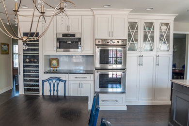 Transitional kitchen photo in Denver