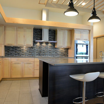 Crystal Cabinets- Contemporary Maple/Lyptus Kitchen