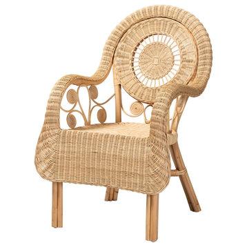 Ralph Natural Rattan Arm Chair