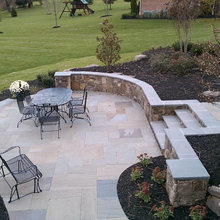 Patio Stone Walls Seating
