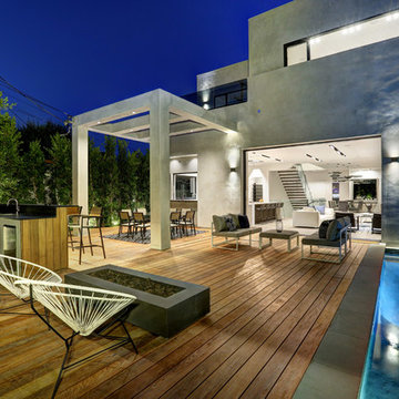 Outside deck