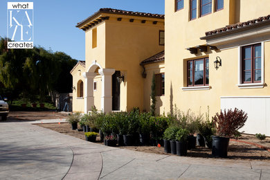 Inspiration for a timeless exterior home remodel in Santa Barbara