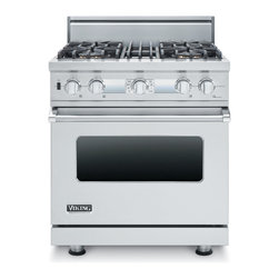 Viking 30" Pro-style Dual-fuel Range, Stainless Steel Natural Gas | VDSC530T4BSS - Gas Ranges And Electric Ranges