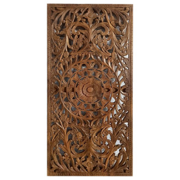 Consigned Natures Harmony Doors, Carved Lattice Doors, Sliding Door, Wall Art