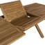 Teak Extendable Rectangular Garden Dining Table