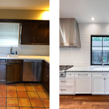 Kitchen Window Before and After
