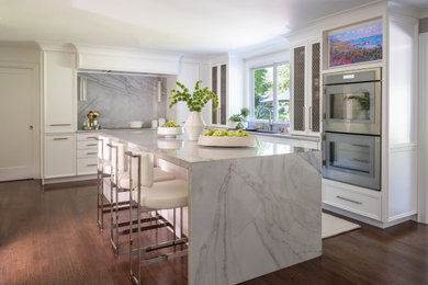 Kitchen - transitional kitchen idea in New York