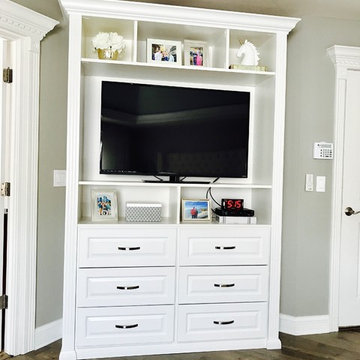 Custom Master Bedroom Built In Cabinerty