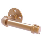 Allied Brass - Pipeline European Style Toilet Tissue Holder, Brushed Bronze - The Pipeline collection is the latest innovation for bathroom fittings from the Allied Brass Brand of products. This toilet tissue holder gives the industrial look of pipe fittings while blending aptly with both modern and traditional bathroom decor. This accessory is powder coated with lifetime materials to provide a decorative and clean finish. No wonder, this European style toilet tissue holder gives continual service for years without any trouble. The choice of superior materials makes this item free from corrosion and rust. Toilet paper holder mounts firmly with color coordinating screws and comes with a limited lifetime warranty.