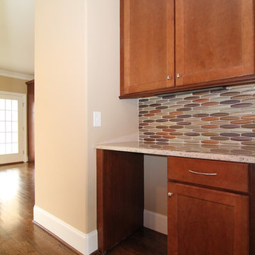 Butler's pantry with wine refrigerator