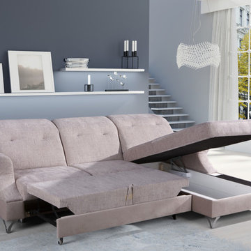 European sectional sleeper sofa TULUM