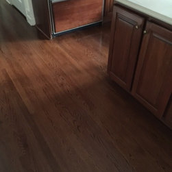 Sand and Finish Before and After - Hardwood Flooring