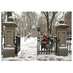 Sadkowski Photography Collection - Artwork, Boston Public Gardens Entrance, The Sadkowski Boston Collection - Since 1837 in the center of the city. Come visit Gen. Kosciuskos' statue on the Tremont side of the park.  Image printed , to order, on archival enhanced matte or premium luster paper with archival ink.  Image measures 24 x 30 including 2 inch border all around.  Shipped in protective tube.  Shipping included.  Image signed by artist.  Larger sizes available.  From the exclusive Sadkowski Photography collection, where every image looks like a painting.