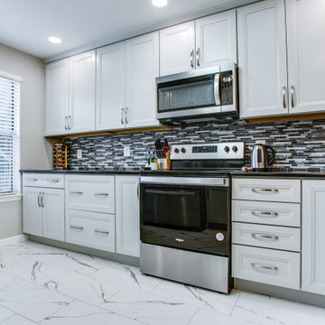 Transitional Kitchen & Bar Design Germantown, MD